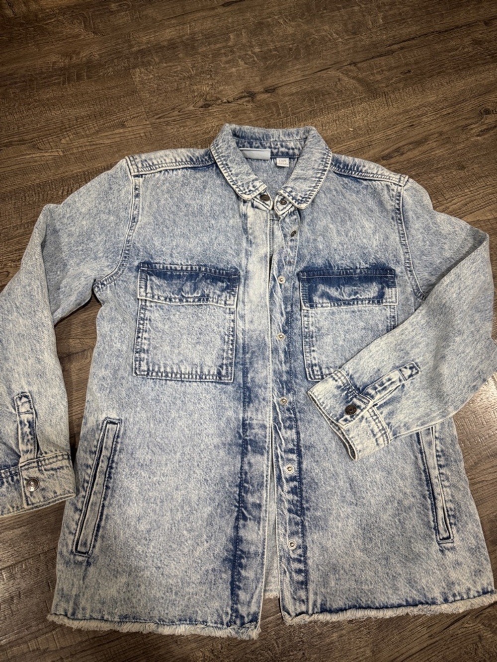 Kids Light Wash Denim Jacket - Casual Jean Jacket
